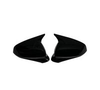 Cubierta Carcasa Espejo Retrovisor Para Seat Para Leon Para MK4 2020-2024 Para Cupra 2022-2024 Tapa Espejo Retrovisor Fibra Carbono ABS Negro Brillante(Bright black)