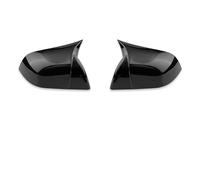 Cubierta Carcasa Espejo Retrovisor Para Tesla Para Modelo 3 Para Highland Cubierta Espejo Retrovisor Fibra Carbono Automóvil Carcasa Decorativa Espejo Retrovisor ABS(NEW Paint Black B)