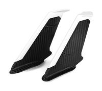 Cubierta Carenado Alerón Lateral Aerodinámico para YZF-R1 R6 R7 R15 R25 R3 R125 alerón de Motocicleta(Blanco)