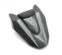 Cubierta Carenado Cubierta De Asiento Trasero De Motocicleta Carenado De Parabrisas Para CB650R Para CBR650R 2019-2023 Cubierta Trasera De Pasajero Fundas Asiento Moto(Fibra de carbon)
