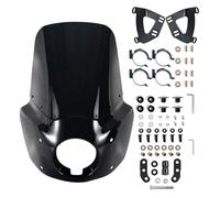 Cubierta carenado Lateral Motocicleta Carenado Delantero De Motocicleta para Road, Solo para Warrior, para Softail Low Rider S FXLRS 2020-2024, Piezas Repuesto 15 Pulgadas