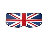 Cubierta Carga Maletero Trasero Estante Cortina Almohadilla Para Ventana Maletero Coche Decoración Interior Para MINI Para COOPER S Para ONE F55 F56 F60 R56 R60 Para COUNTRYMAN(Red blue flag,F)