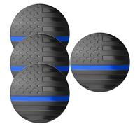 Cubierta central de rueda de bandera, cubierta de aleación de aluminio para llanta de coche, calcomanías de rueda de vehículo para expresar sentimientos patrióticos para camiones, minivan, SUV