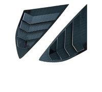 Cubierta ciega de persiana Triangular de Cristal para Ventana Trasera de Coche para Ford Mondeo Fusion Sedan 2013 2014 2015 2016 2017 2018-2021,Accesorios de decoración,C-Carbon Fiber