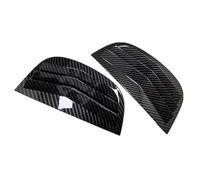 Cubierta ciega de persiana Triangular de Cristal para Ventana Trasera de Coche para Peugeot 208 2018-2024 y 308 2014-2020,Accesorios de decoración,C-Carbon Fiber