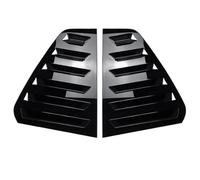 Cubierta ciega de persiana Triangular de Cristal para Ventana Trasera de Coche para VW Golf 6 MK6 GTI R GTD 2008 2009 2010 2011-2012,Accesorios de decoración,B-Glossy Black