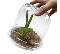 Cubierta Cloche - Cúpula transparente impermeable transpirable, mini invernadero protector | de plántulas, protección interior exterior, defensa contra heladas, viento plag