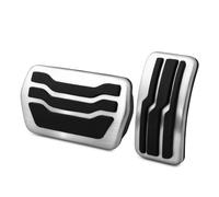 Cubierta Coche Para Ford Escape Kuga 2019-2022 Pedales Coche Juego Cubiertas Antideslizantes Pedales Embrague Freno Gas Sin Perforaciones Pedal Reposapiés Juego(2 pcs)