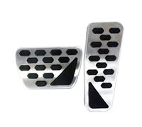 Cubierta Coche Para Jeep Para Wrangler JL 2018 2019 JK JKU 2007-2017 Pedales Freno Acero Inoxidable Pastillas Antideslizantes Cubierta AT Pedal Reposapiés Juego(2018 2019)