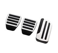 Cubierta Coche Para Nissan Juke Para Altima Para Sentra Para Sunny Para Maxima Sylphy Tiida Pulsar Para Leaf Carmilla Pedal Freno Gas Automóvil Pedal Reposapiés Juego(MT 3Pcs)