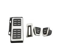 Cubierta Coche Para VW Para Tiguan MK2 Para Golf 7.5 8 MK7 MK8 2017-2023 LHD Acero Inoxidable AT MT Cubierta De Pedal Freno Gas Piezas Pedal Reposapiés Juego(MT 4 Pcs)