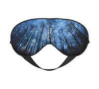 Cubierta cómoda con estampado de cielo nocturno estrellado para todas las ocasiones, bloquea la luz, ideal para camping, turnos, bloquea bien la luz