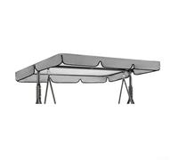 Cubierta compacta para columpios, perfecta para protección contra el polvo y necesidades de parasol (gris, 195 x 125 x 15 cm)