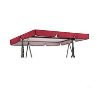 Cubierta compacta para columpios, perfecta para protección contra el polvo y necesidades de parasol (rojo, 142 x 120 x 18 cm)