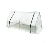 Cubierta compacta para túnel de cultivo con rejilla de malla para un control eficaz de plagas y protección ambiental en jardines