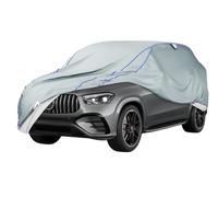 Cubierta Completa contra Granizo para SUV en L, Cubierta Totalmente Impermeable con protección para Ventanas, Parabrisas, capó, Techo y Maletero, antirayos UV, Resistente a los arañazos, Universal