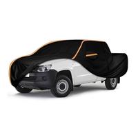 Cubierta Completa del Coche para 2010-2020 VW Amarok, Fundas para Coche Exterior con Cremallera Lateral de la Puerta Transpirable Anti-UV Antipolvo para Protección Anti-UV Polvo Sol Nieve