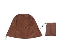 Cubierta Completa Impermeable Fuentes Protectores, 420D Oxford Tela Resistente al Sol Cubierta Con Cordón para Jardín Fuentes de Invierno (café)