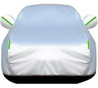 Cubierta Completa para Coche para Jaguar xk8 Cabrio 1988-2025, Cubierta Completa para Exteriores, protección contra la Lluvia y los Rayos UV, Resistente al Viento, Impermeable(Silver)