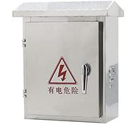 Cubierta Con Bisagras For Caja De Proyecto Eléctrico For Exteriores, Caja De Medidor Metal For Montaje En Pared Resistente A La Intemperie Con Placa De Montaje,(304:L40*W18*H50CM)