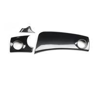 Cubierta Consola Decoración Para Chevy Para Cruze 2009 2010 2011 2012 2013 2015 LHD Tablero Frontal De Coche Salida De Aire Decoración Cubierta Pegatinas(De fibra de carbono Negro)