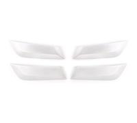 Cubierta Consola Decoración Para Land Para Rover Para Freelander 2 2007-2015 Panel Reposabrazos Puerta Interior Coche Manija Cubierta Embellecedora De Tirar Pegatinas(Plata)