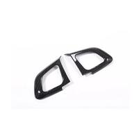 Cubierta Consola Decoración Para Land Para Rover Para Range Para Rover Para Evoque 2011 2012-2017 Botón De Volante Moldura De Cubierta De Marco(Fibra de carbon)