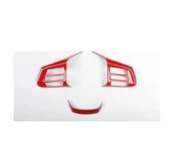 Cubierta Consola Decoración Para Subaru Para Forester 2013 2014 2015 Decoración Del Volante Del Coche Embellecedor De Cubierta De Bisel(Rojo)