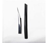 Cubierta Consola Decoración Para Volvo Para S90 2016 2017 2018 2019 2020 2021 LHD Panel De Cambio De Marchas De Coche Decoración Lateral Tiras Embellecedoras(De fibra de carbono Negro)