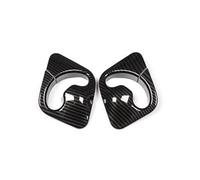 Cubierta Consola Decoración Para X5 F15 2014 2015-2018 Cinturón De Seguridad De Asiento De Coche Cubierta Decorativa Pegatina Embellecedor De Marco Accesorios(Estilo fibra carbono)