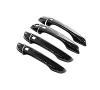 Cubierta Cromada Negra Brillante Para Manija De Puerta Coche, Accesorios Estilo Superpuestos Para Peugeot 2008 MK2 P24 2020-2023(C)