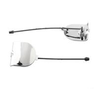 Cubierta cromada para enganche de remolque, parachoques trasero, acabado cromado, repuesto OEM 735455393, compatible con modelos 2007-2012