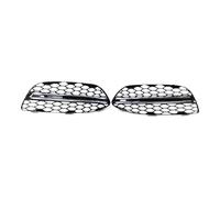 Cubierta Cromada Para Faros Antiniebla De Parachoques Delantero Para Mercedes Para Benz Clase C W205 C180 C200 C250 2015-2019(Chrome black)