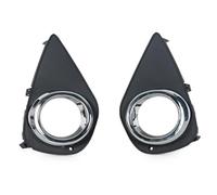 Cubierta Cromada Para Faros Antiniebla Rejilla Luz Bisel Para Parachoques Delantero Para Toyota Para Yaris 2015-2017(Pair)