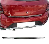 Cubierta cromada para la tapa del portón trasero del maletero del coche, compatible con Sandero Stepway [2013-2018]