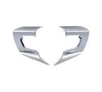 Cubierta cromada para volante de coche, ABS, decoración de lentejuelas para 5 MK5 6 MK6, accesorios interiores, acabado plateado, piezas de estilo para salpicadero (2 piezas)