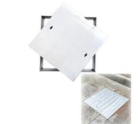 Cubierta cuadrada de acero inoxidable 304 con marco, tapa de acceso enterrado, rejilla de drenaje resistente para patio, tanque séptico, diseño impermeable