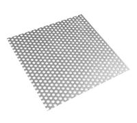 Cubierta cuadrada de acero para desagüe de ducha, protector de hojas de metal para uso en exteriores e interiores, evita que las hojas y los desechos obstruyan los sistemas de drenaje