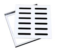 Cubierta cuadrada de alta resistencia para desagüe, cubierta duradera para lavabo de aguas residuales al aire libre para entradas y patios, solución ideal para tanque séptico