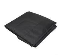 Cubierta cuadrada de piscina para baño de spa al aire libre, aislamiento térmico, resistente al sol, a prueba de nieve, plegable, de poliéster, con cordón, para muebles de jardín, color negro, 130 x