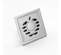 Cubierta cuadrada para desagüe de ducha, sifón de piso de acero inoxidable para baño y uso al aire libre, rejilla de drenaje de residuos, diseño antiobstrucción y fácil de limpiar.