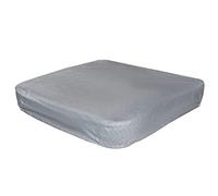 Cubierta cuadrada para jacuzzi, para patio, exterior, protección para spa (gris, A)