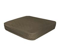 Cubierta cuadrada para jacuzzi, protector duro para bañera de hidromasaje para patio al aire libre (café, A)