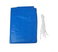 Cubierta cuadrada resistente para piscina con soporte que ofrece una protección eficaz contra los rayos UV y elementos externos (260 x 170 cm)