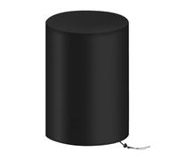 Cubierta de 55 galones - Tapa protectora para barril de exterior de 240 g | Tela Oxford impermeable | Protección para todo tipo de clima, resistente cubo de lluvia, jardín a prueba de viento