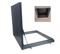 Cubierta de acceso al techo para mantenimiento, fácil de instalar, ideal para cabezales de pozo y sótanos, tamaños: 19.7 x 19.7 a 37.4 x 37.4 pulgadas
