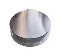 Cubierta de acceso de acero inoxidable duradera con cerradura, diseño redondo/cuadrado, 2 mm de grosor, 6 cm de altura, ideal para patio al aire libre, entrada, tapa de tanque séptico