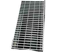 Cubierta de acero galvanizado, cubierta de rejilla de metal resistente para entrada al aire libre, garaje, patio, pasarela, rejilla de drenaje antideslizante para drenaje de aguas pluviales