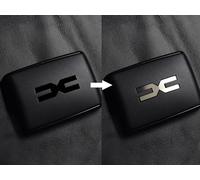 Cubierta de acero para 2021+ Sandero/Sandero STEPWAY/Jogger | Inserción de Emblema | 1 Pieza de acero inoxidable placa marco de metal cepillado interior decoración Accesorios Tuning