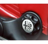 Cubierta De Acero para Alfa_Romeo 147 & GT (937) - 2 Piezas Ajuste de los asientos Placa Inox Metal Cepillado Interior Decoración Personalizados Hechos a Medida Tuning